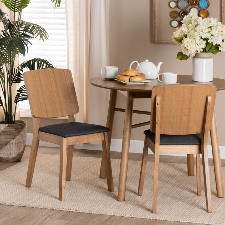 Dark oak discount dining room chairs